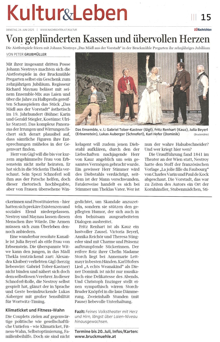 Kritik Mädl - Nachrichten